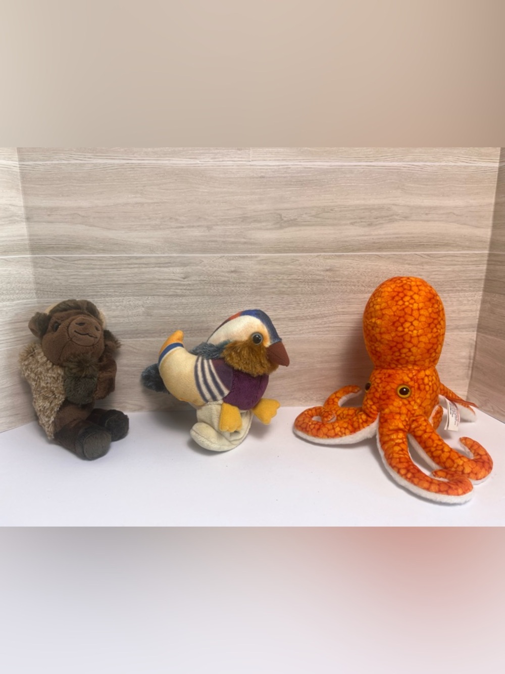 WILD REPUBLIC Plush Huggers Slap Bracelet Toy Book Buddy Set Of 3